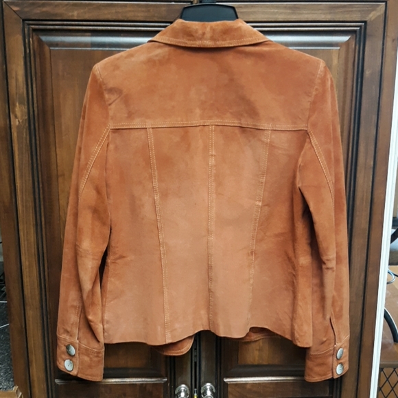 Collection B Genuine Leather Jacket - Picture 2 of 4